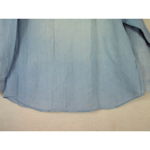 Vintage NFL Dallas Cowboys Denim Button Up True Fan Sportswear‎ Shirt Mens XL - Picture 9 of 9